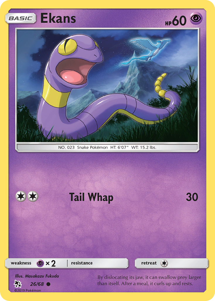 Ekans (26/68) [Sun &amp; Moon: Hidden Fates] 
