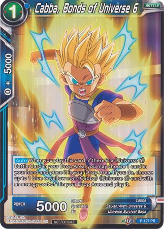 Cabba, Bonds of Universe 6 (Shop Tournament: Assault of Saiyans) (P-127) [Promotion Cards] 