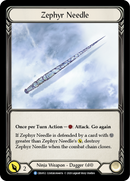 Zephyr Needle [CRU052] (Crucible of War) 1st Edition Cold Foil 