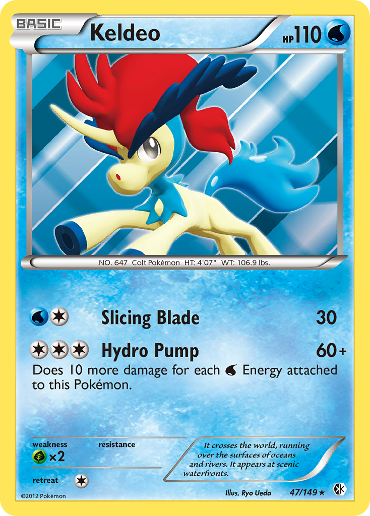 Keldeo (47/149) [Black &amp; White: Boundaries Crossed] 