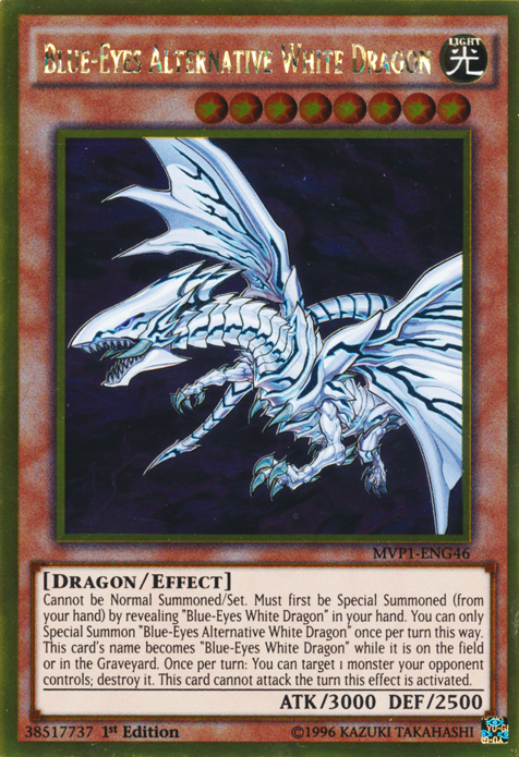 Blue-Eyes Alternative White Dragon [MVP1-ENG46] Gold Rare 