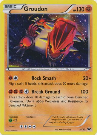 Groudon (XY52) (Jumbo Card) [XY: Black Star Promos] 