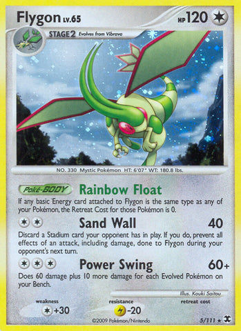 Flygon (5/111) (Theme Deck Exclusive) [Platinum: Rising Rivals] 