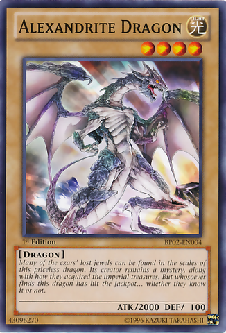 Alexandrite Dragon [BP02-EN004] Mosaic Rare 
