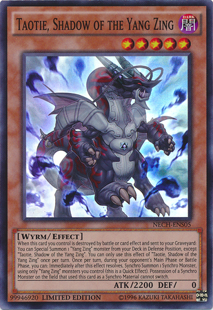 Taotie, Shadow of the Yang Zing (SE) [NECH-ENS05] Super Rare 