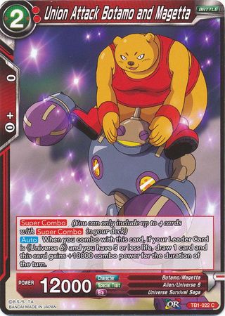 Union Attack Botamo and Magetta (TB1-022) [The Tournament of Power] 