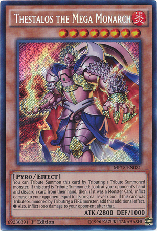 Thestalos the Mega Monarch [MP15-EN021] Secret Rare 
