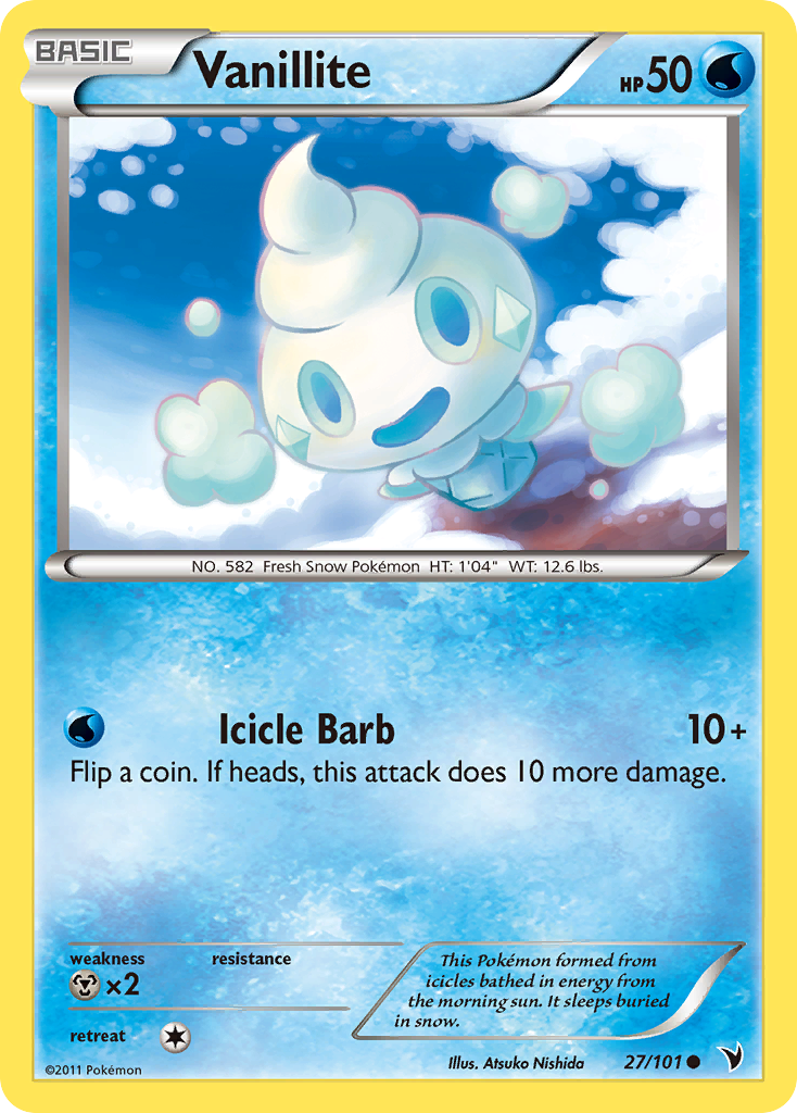 Vanillite (27/101) [Black &amp; White: Noble Victories] 