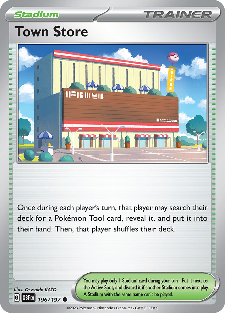 Town Store (196/197) [Scarlet &amp; Violet: Obsidian Flames] 
