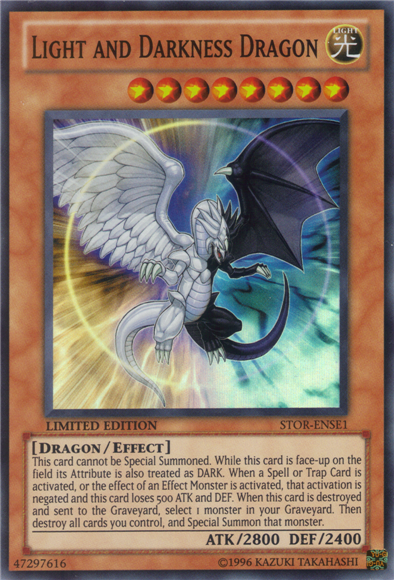 Light and Darkness Dragon [STOR-ENSE1] Super Rare 