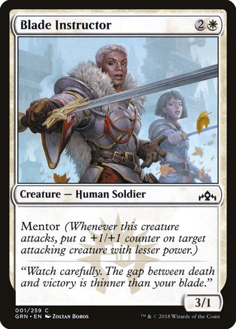 Blade Instructor [Guilds of Ravnica] 