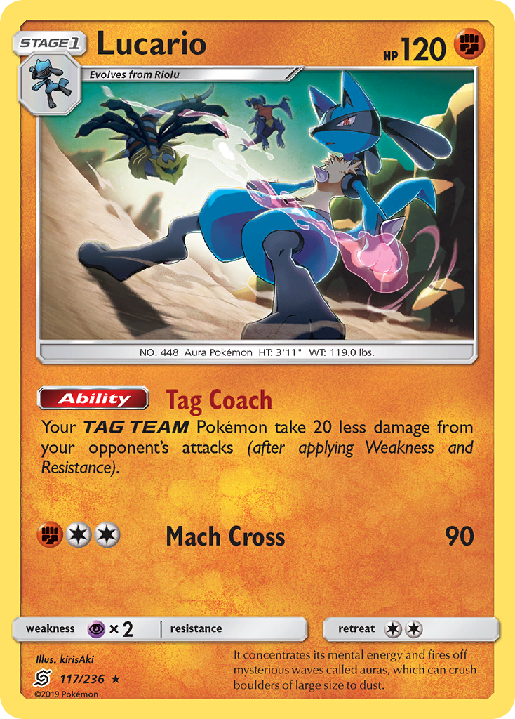 Lucario (117/236) [Sun &amp; Moon: Unified Minds] 