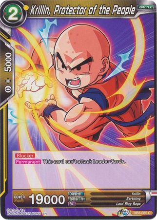 Krillin, Protector of the People (DB3-085) [Giant Force] 