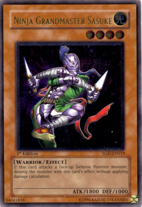 Ninja Grandmaster Sasuke [SOD-EN019] Ultimate Rare 