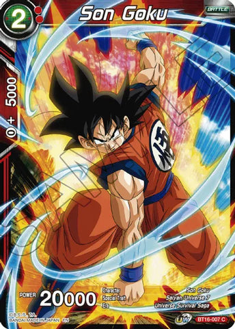 Son Goku (BT16-007) [Realm of the Gods] 