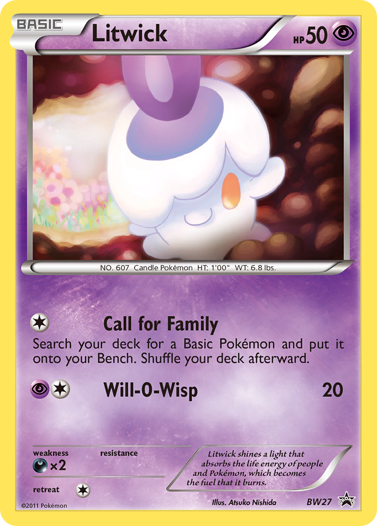 Litwick (BW27) [Black &amp; White: Black Star Promos] 