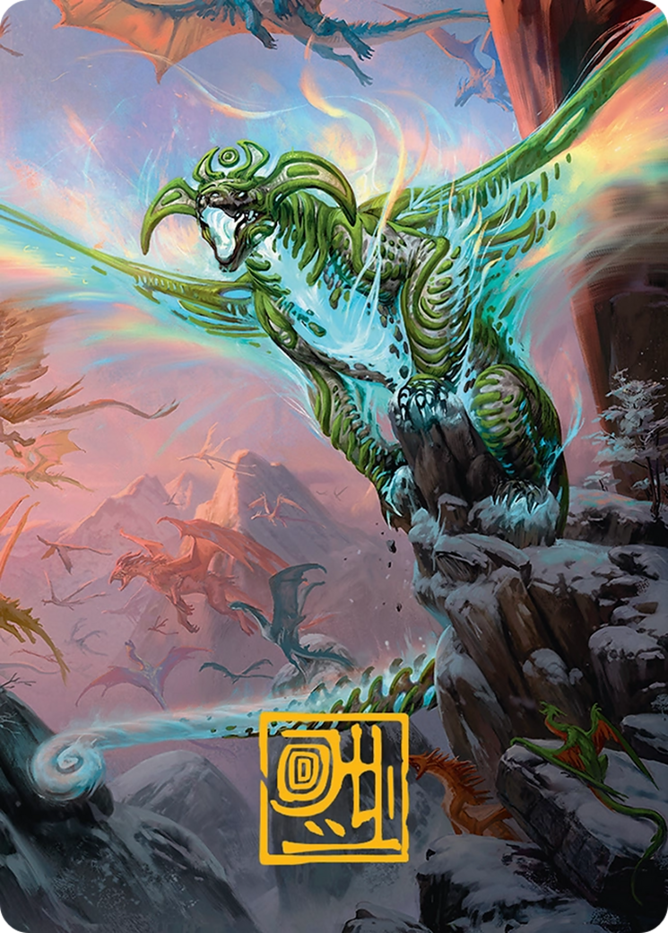 Ureni of the Unwritten Art Card (51/54) [Tarkir: Dragonstorm Art Series] 