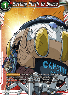 Setting Forth to Space (BT17-030) [Ultimate Squad] 
