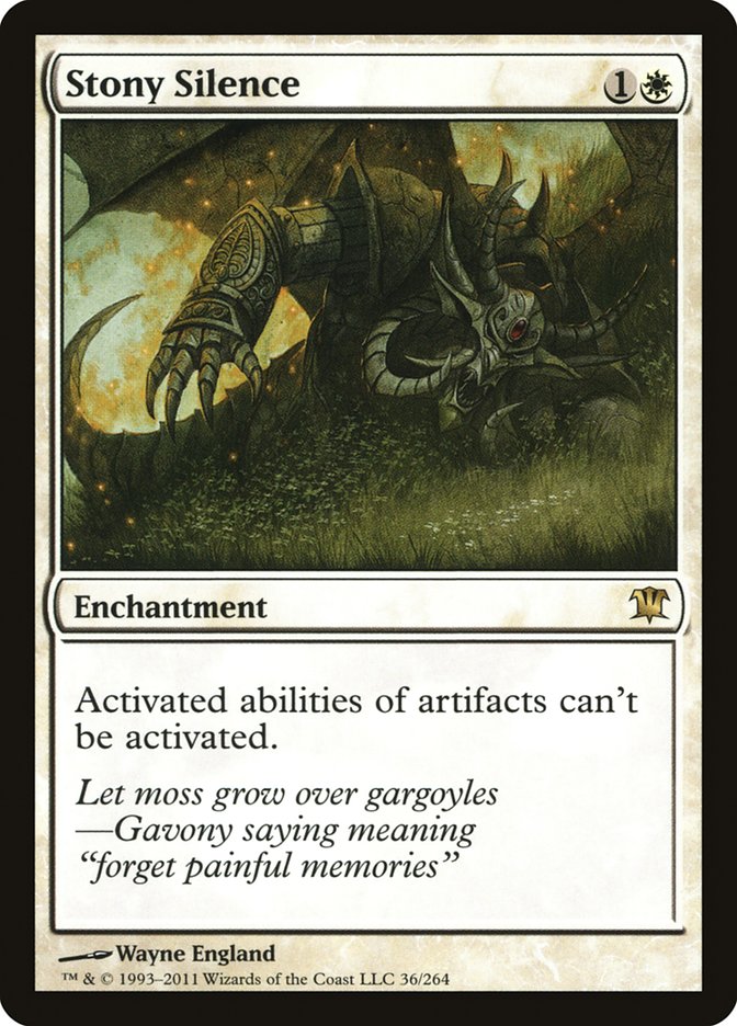 Stony Silence [Innistrad] 