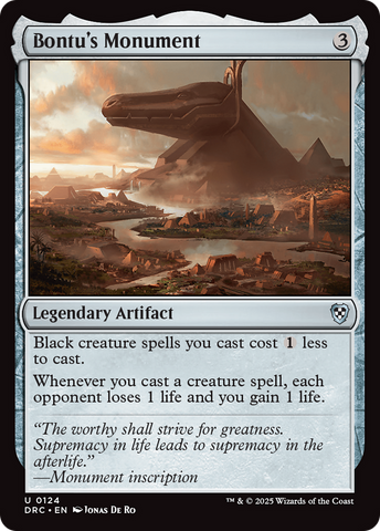 Bontu's Monument [Aetherdrift Commander] 