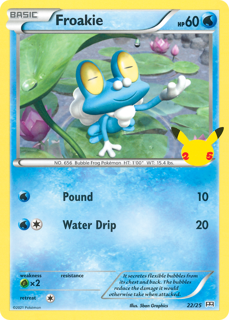 Froakie (22/25) [McDonald's 25th Anniversary] 
