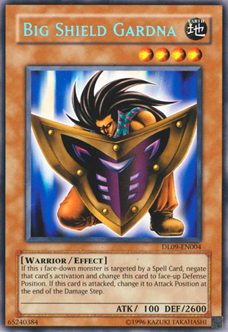 Big Shield Gardna (Blue) [DL09-EN004] Rare 