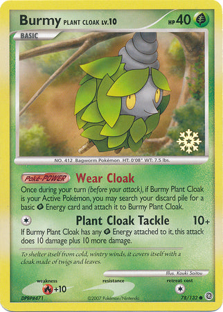 Burmy Plant Cloak (78/132) [Countdown Calendar Promos] 