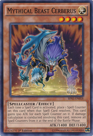 Mythical Beast Cerberus [BP03-EN018] Common 