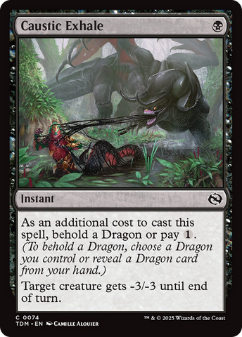 Caustic Exhale [Tarkir: Dragonstorm] 