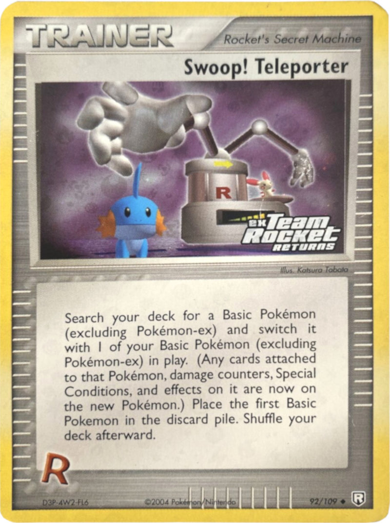 Swoop! Teleporter (92/109) (Stamped) [EX: Team Rocket Returns] 