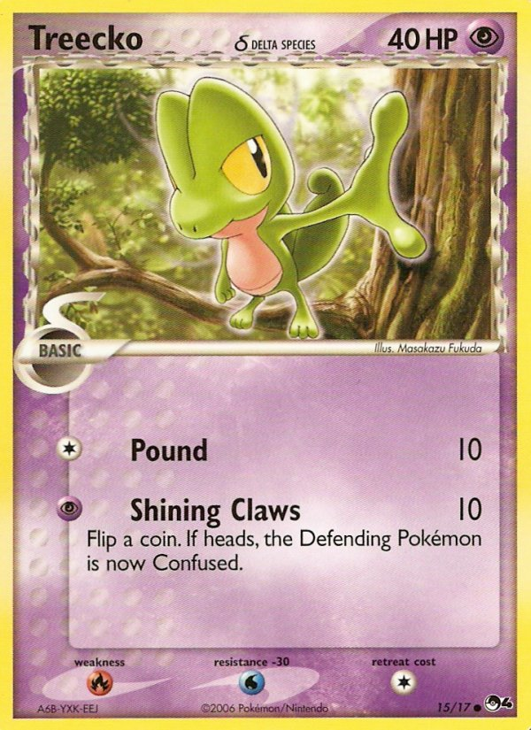 Treecko (15/17) (Delta Species) [POP Series 4] 