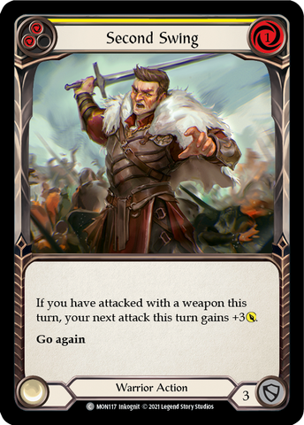 Second Swing (Yellow) [MON117-RF] (Monarch) 1st Edition Rainbow Foil 