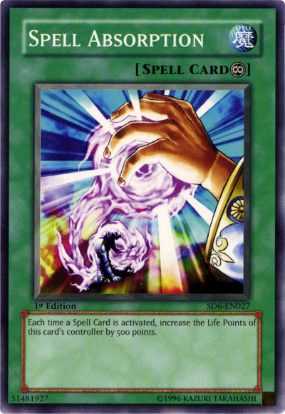 Spell Absorption [SD6-EN027] Common 