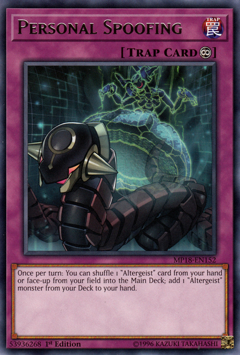 Personal Spoofing [MP18-EN152] Rare 