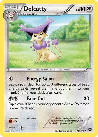 Delcatty (105/146) [XY: Base Set] 