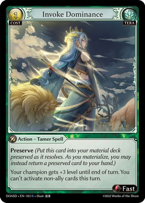 Invoke Dominance (103) [Dawn of Ashes: Starter Decks] 