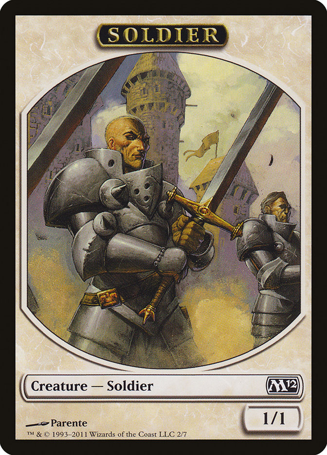 Soldier Token [Magic 2012 Tokens] 