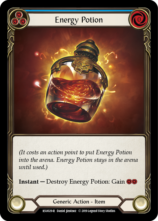 Energy Potion [KSU029-R] (Katsu Hero Deck) 1st Edition Normal 