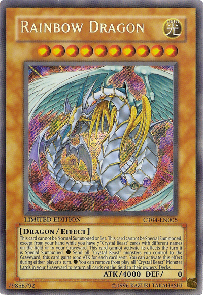 Rainbow Dragon [CT04-EN005] Secret Rare 