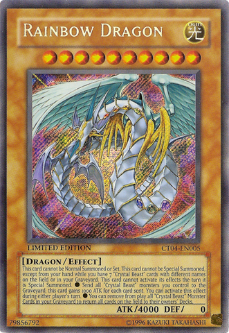 Rainbow Dragon [CT04-EN005] Secret Rare 