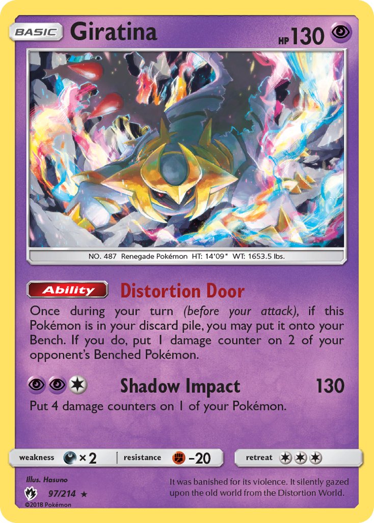 Giratina (97/214) (Theme Deck Exclusive) [Sun &amp; Moon: Lost Thunder] 