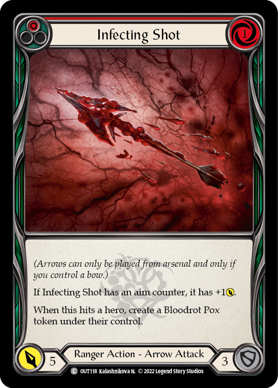 Infecting Shot (Red) [OUT118] (Outsiders) 
