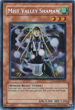 Mist Valley Shaman [HA01-EN005] Secret Rare 