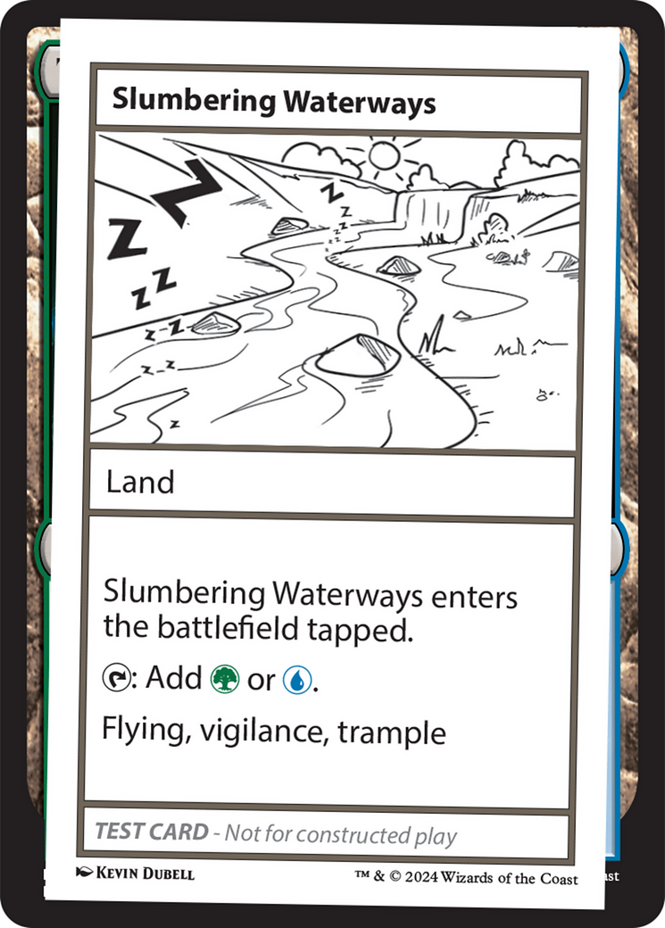 Slumbering Waterways [Mystery Booster 2 Playtest Cards] 