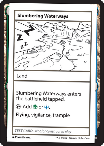Slumbering Waterways [Mystery Booster 2 Playtest Cards] 
