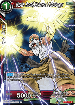 Master Roshi, Universe 7 Challenger (BT14-011) [Cross Spirits] 