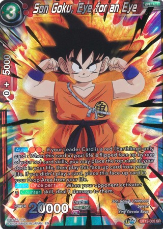 Son Goku, Eye for an Eye (BT12-005) [Vicious Rejuvenation] 