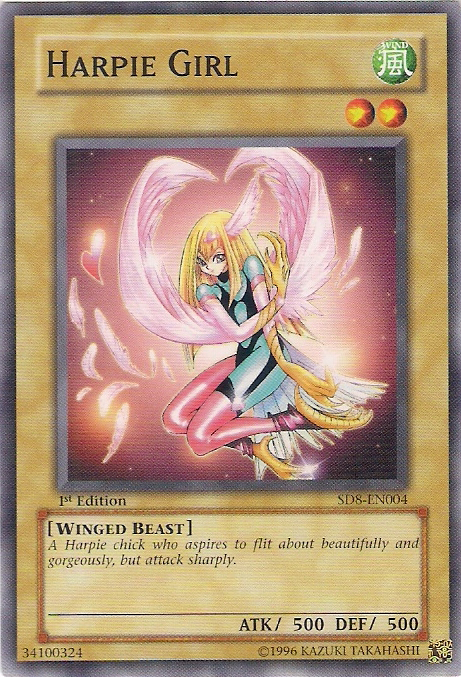 Harpie Girl [SD8-EN004] Common 