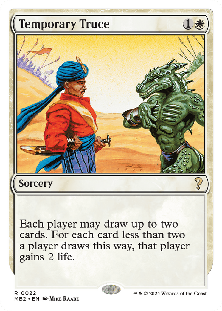 Temporary Trick (White Border) [Mystery Booster 2] 