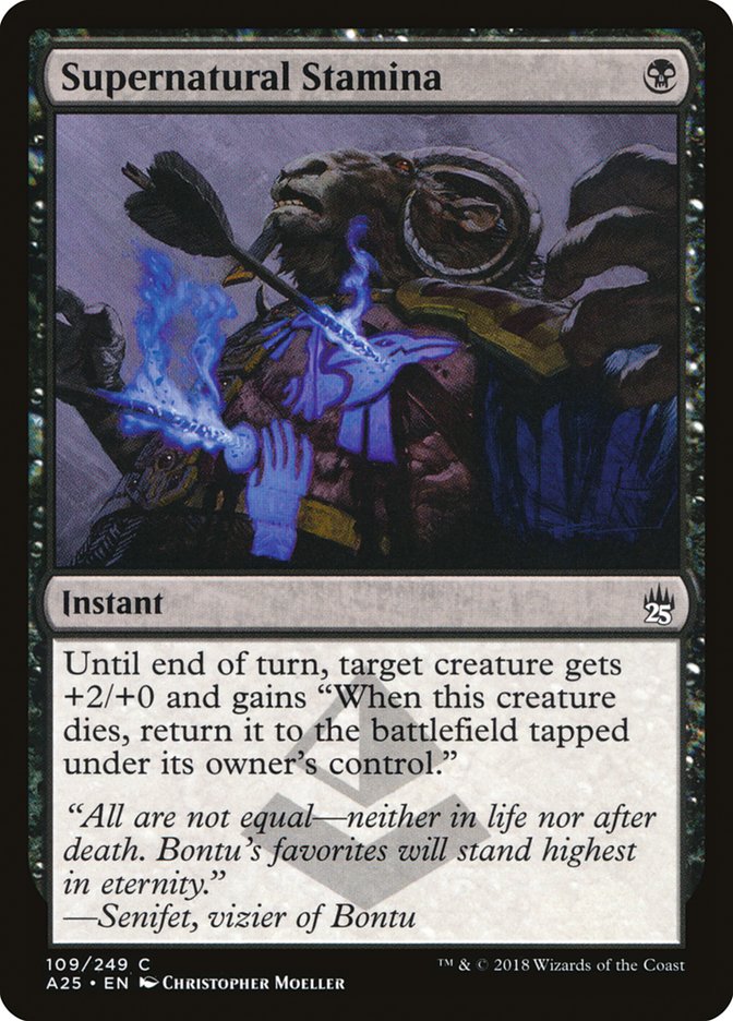Supernatural Stamina [Masters 25] 